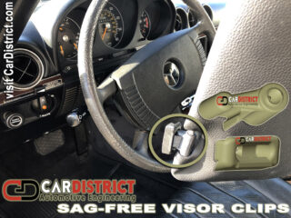 Sag-free visor clips sunvisor R107 SL CarDistrict