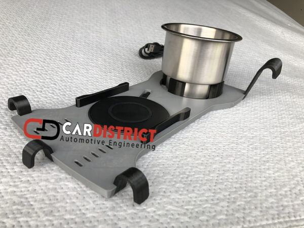 R107 C107 SL SLC Mercedes-Benz Cup Holder Gray Silver 6