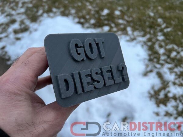 GOT DIESEL Tow Hitch Cover Jeep Cherokee Wrangler TDI Volkswagen Touareg Audi Q7 Porsche Bluetech Mercedes F-250 F-350 Sprinter Ram Titan Silverado - Image 6