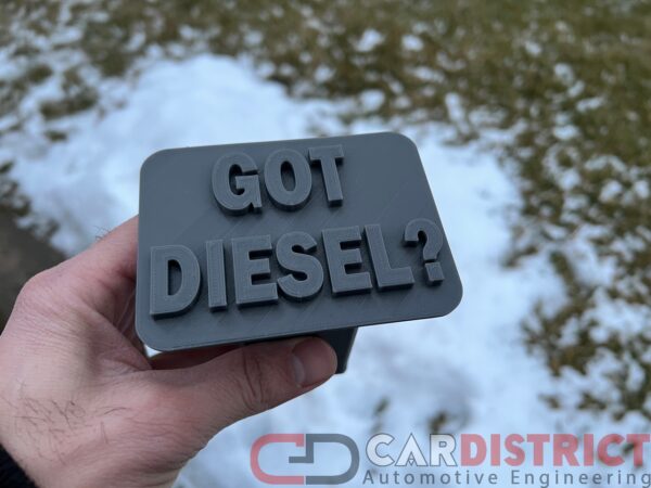 GOT DIESEL Tow Hitch Cover Jeep Cherokee Wrangler TDI Volkswagen Touareg Audi Q7 Porsche Bluetech Mercedes F-250 F-350 Sprinter Ram Titan Silverado - Image 5