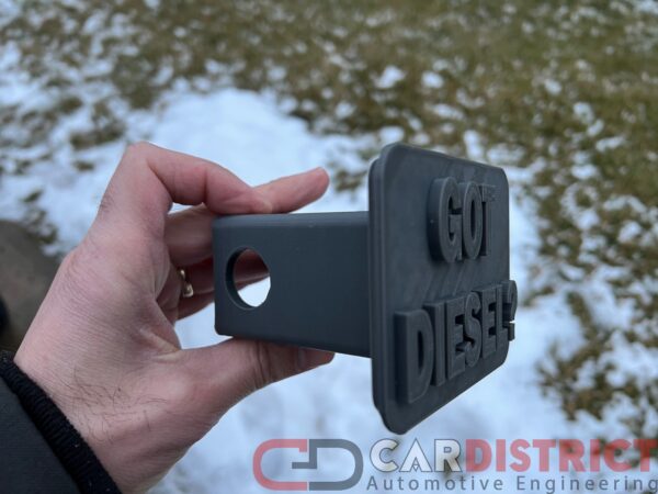 GOT DIESEL Tow Hitch Cover Jeep Cherokee Wrangler TDI Volkswagen Touareg Audi Q7 Porsche Bluetech Mercedes F-250 F-350 Sprinter Ram Titan Silverado - Image 7