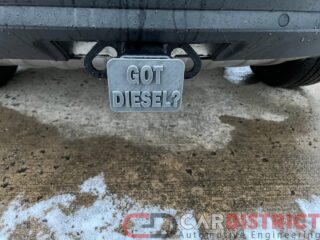 GOT DIESEL Tow Hitch Cover Jeep Cherokee Wrangler TDI Volkswagen Touareg Audi Q7 Porsche Bluetech Mercedes F-250 F-350 Sprinter Ram Titan Silverado