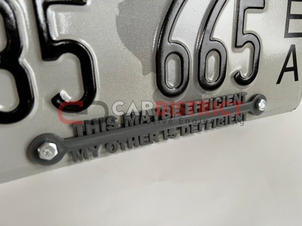 This Maybe Efficient My Other is Defficient LICENSE PLATE FRAME custom text - Image 11