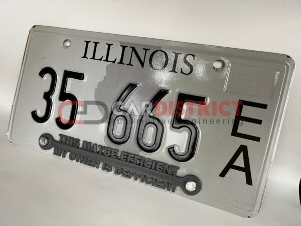 This Maybe Efficient My Other is Defficient LICENSE PLATE FRAME custom text - Image 12