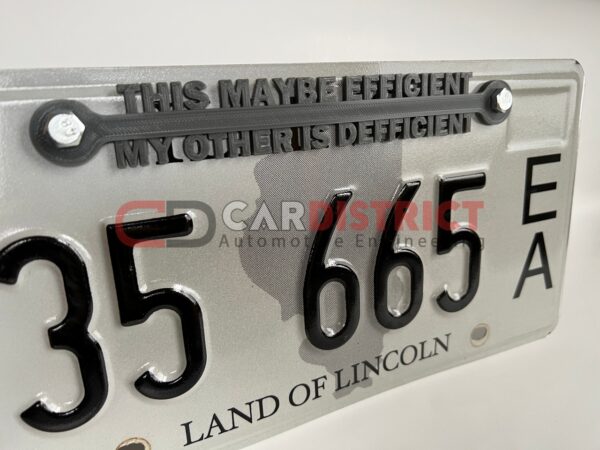 This Maybe Efficient My Other is Defficient LICENSE PLATE FRAME custom text - Image 16