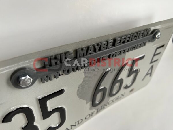 This Maybe Efficient My Other is Defficient LICENSE PLATE FRAME custom text - Image 17