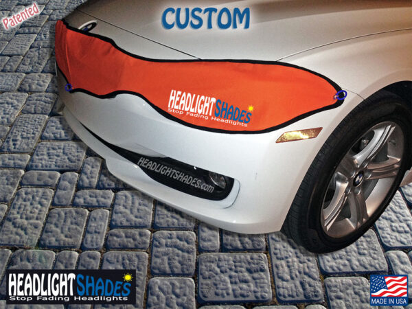 BMW 4-Series 3-Series CUSTOM Headlight Shades | F32 F33 F36 F82 F30 F31 F34 F80 | Sun UV Covers to Prevent Fading Headlights