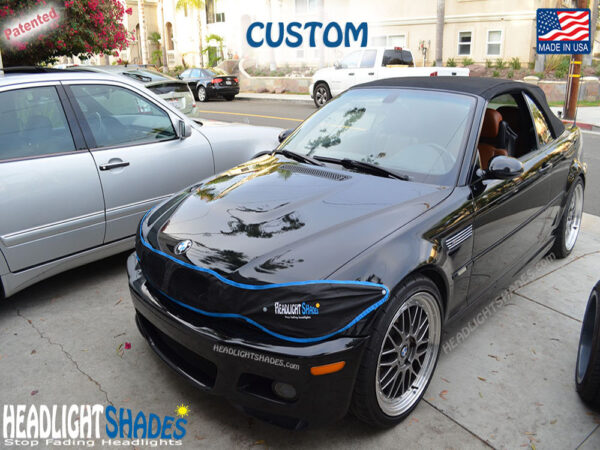 BMW 3-Series CUSTOM Headlight Shades | E46 M3 330Ci 325Ci 325i 328i | Sun UV Covers to Prevent Fading Headlights - Image 3