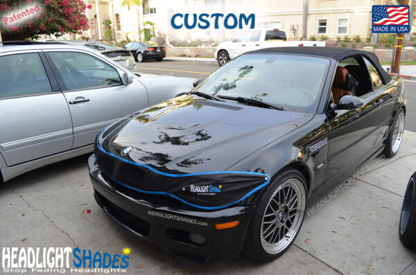 BMW 3-Series CUSTOM Headlight Shades | E46 M3 330Ci 325Ci 325i 328i | Sun UV Covers to Prevent Fading Headlights - Image 7