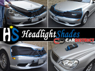 Headlight Shades Universal Smaller UV Headlight Protection Covers Car District 1